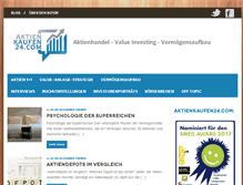 Tablet Screenshot of aktienkaufen24.com